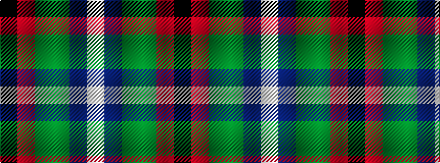 idealised woven sample of pattern KRGGBW