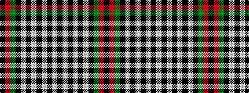 idealised woven sample of pattern KRGKWKWKWKW