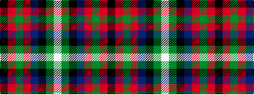 idealised woven sample of pattern KRGRBKGW
