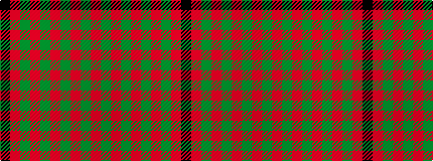 idealised woven sample of pattern KRGRGRGRGR