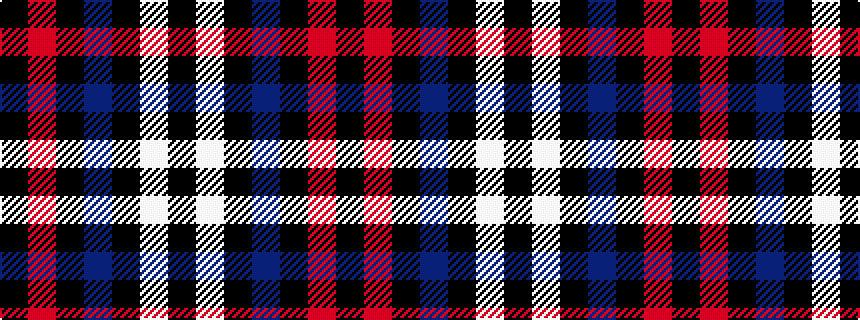 idealised woven sample of pattern KRKBKWK