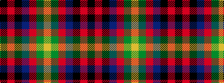 idealised woven sample of pattern KRKBRGY