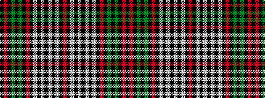 idealised woven sample of pattern KRKGKGKRKWKWKWKWKR