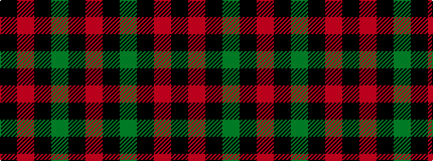idealised woven sample of pattern KRKGKR