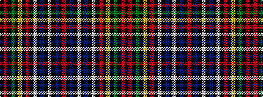 idealised woven sample of pattern KRKGKYKRKWKBKWKBKR