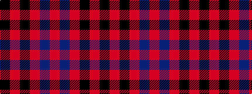 idealised woven sample of pattern KRKRBR
