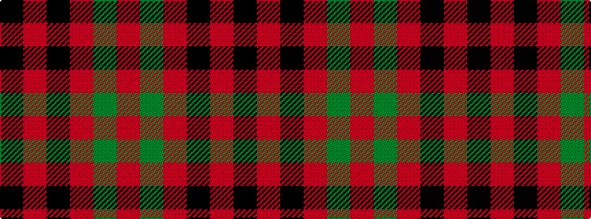 idealised woven sample of pattern KRKRGR