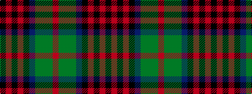 idealised woven sample of pattern KRKRKBGGGR