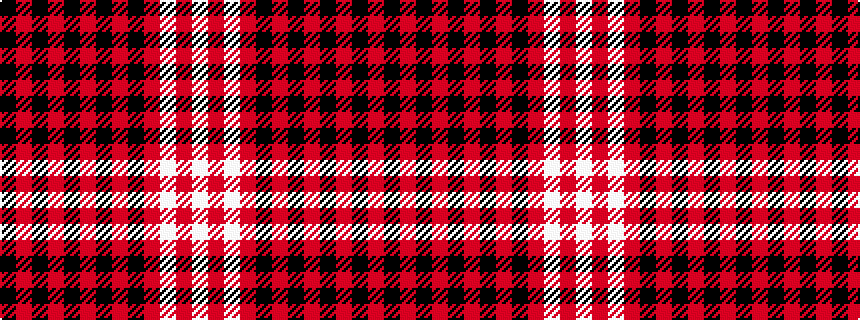 idealised woven sample of pattern KRKRKRKRKRWRW