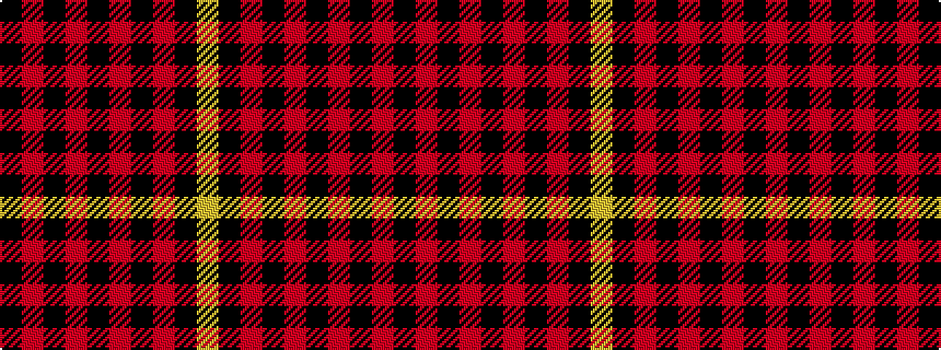 idealised woven sample of pattern KRKRKRKRKY