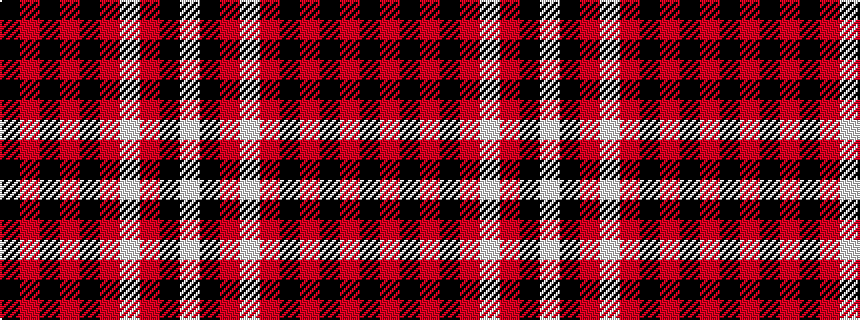 idealised woven sample of pattern KRKRKRWRKW