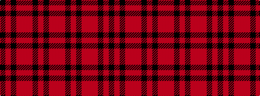 idealised woven sample of pattern KRKRRRKRKRR