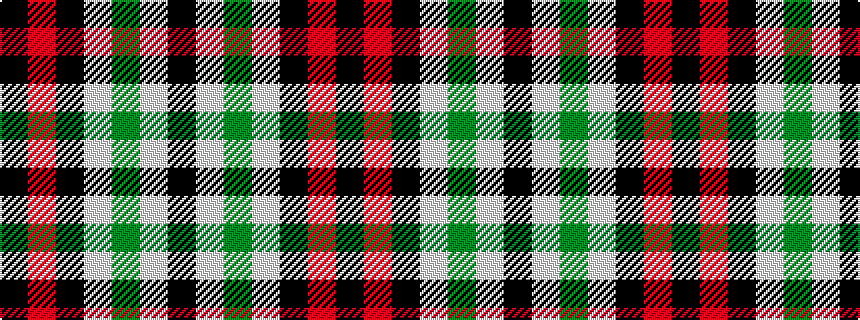 idealised woven sample of pattern KRKWGWK
