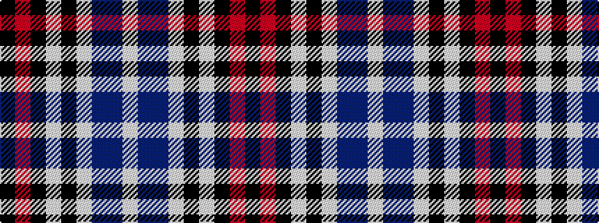 idealised woven sample of pattern KRKWKWBBW