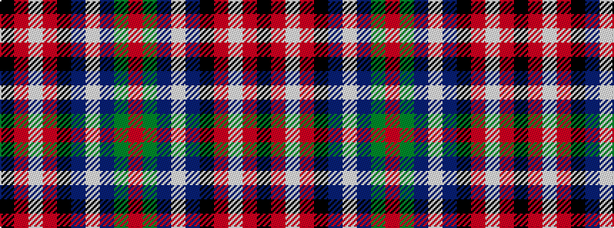 idealised woven sample of pattern KRWRKBWBGR
