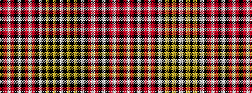 idealised woven sample of pattern KRWRKWKRWRKWKYKYKW