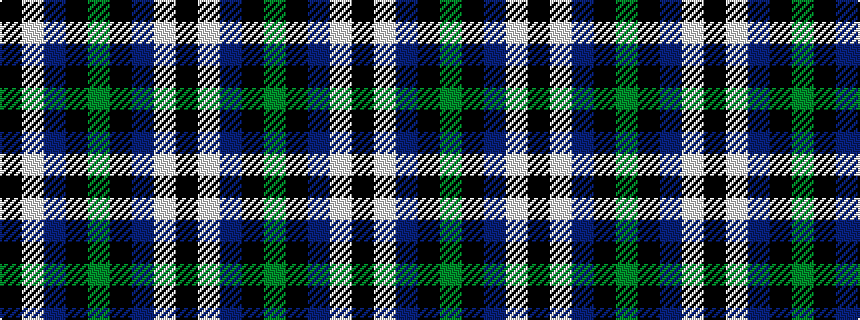 idealised woven sample of pattern KWBKGKBWK