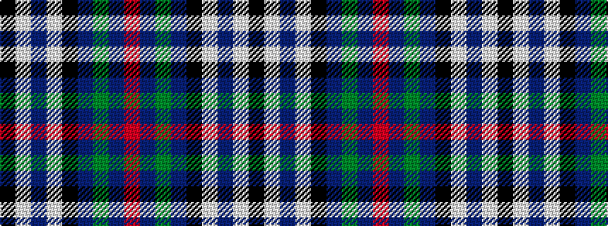 idealised woven sample of pattern KWBWKBGBR