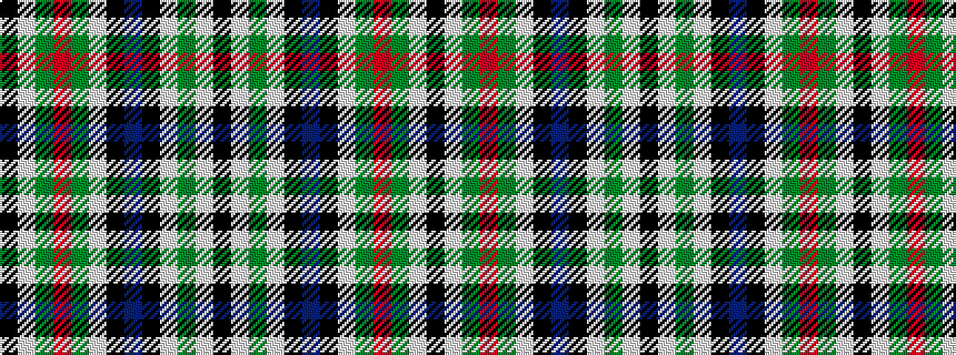idealised woven sample of pattern KWGRGWKBKWGWK