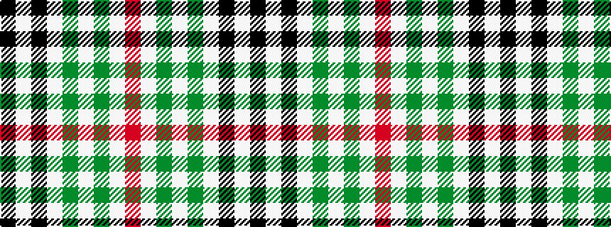 idealised woven sample of pattern KWKWGWGWR