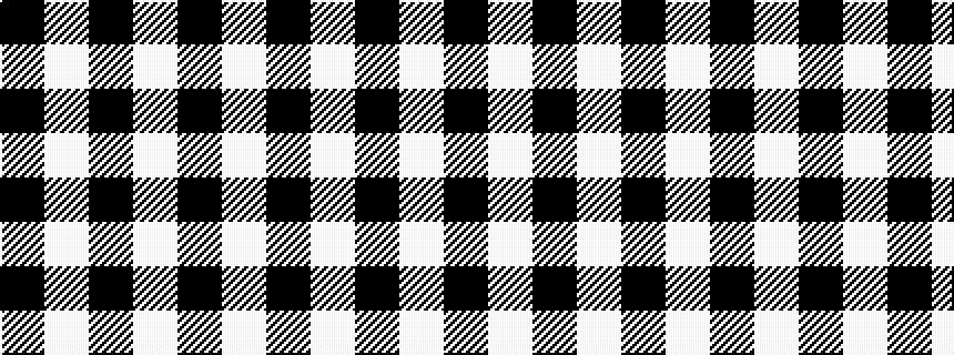 idealised woven sample of pattern KWKWK