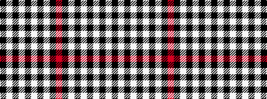 idealised woven sample of pattern KWKWKWKWKR