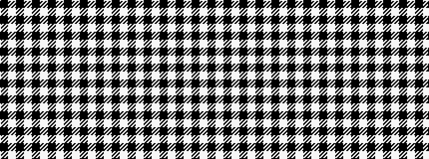 idealised woven sample of pattern KWKWKWKWKWKW