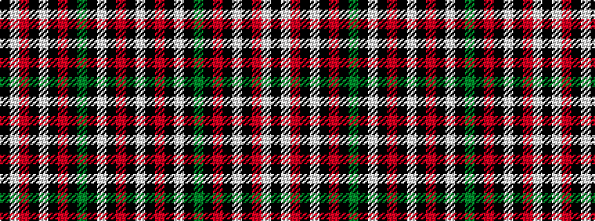 idealised woven sample of pattern KWRKWKRKGKWKRKW