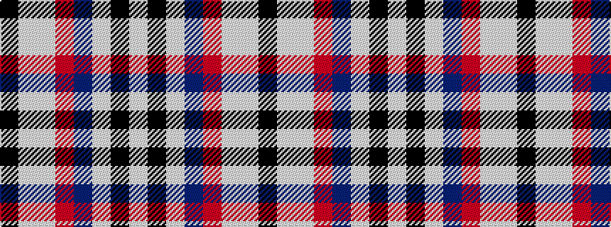 idealised woven sample of pattern KWWRBWKW