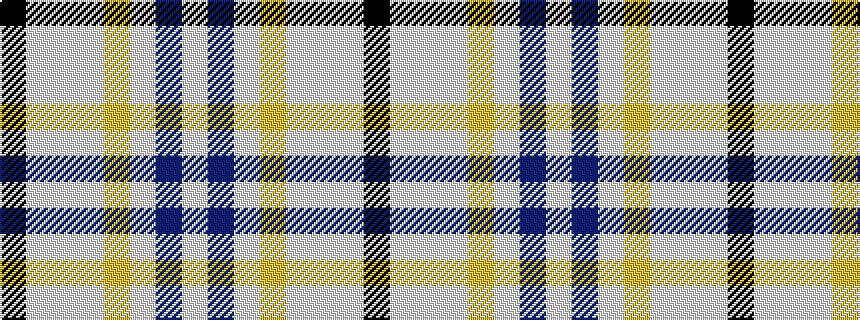 idealised woven sample of pattern KWWWYWBW