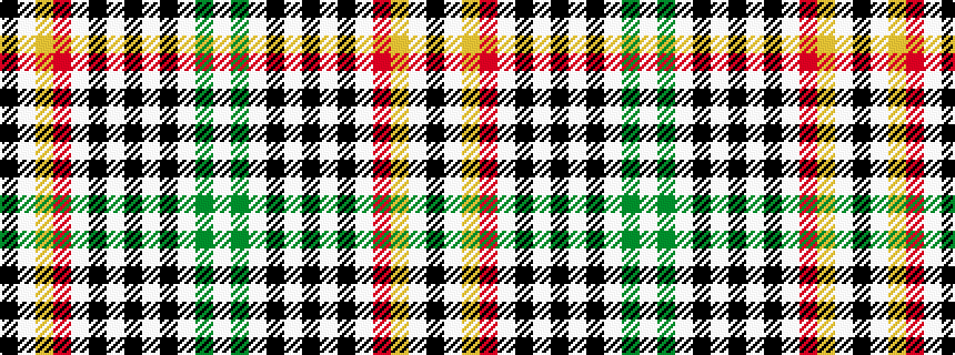 idealised woven sample of pattern KWYRWKWKWKWGW