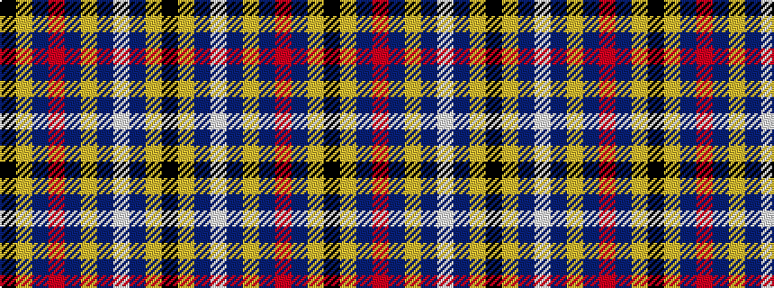 idealised woven sample of pattern KYBRBYBWBYK