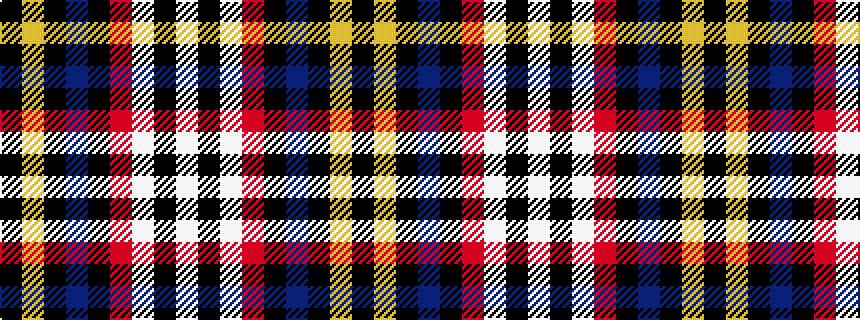 idealised woven sample of pattern KYKBKRWKW