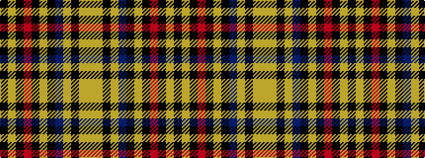 idealised woven sample of pattern KYKRKYKBYKYY