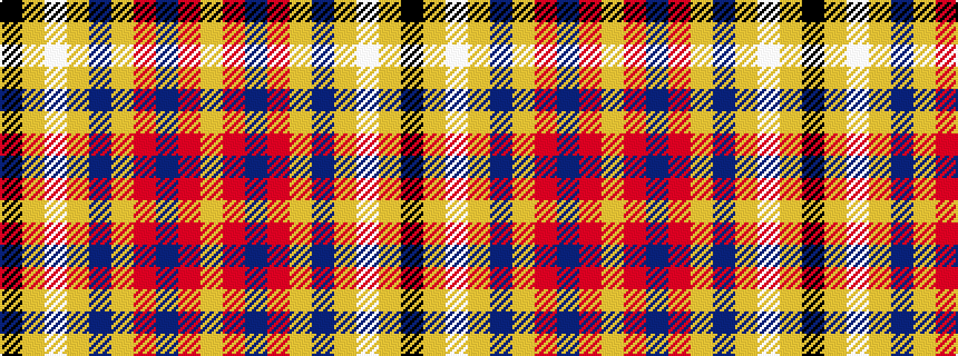 idealised woven sample of pattern KYWYBYRBRY