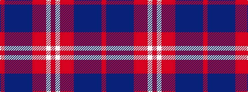 idealised woven sample of pattern RBBBBBBRRRWR