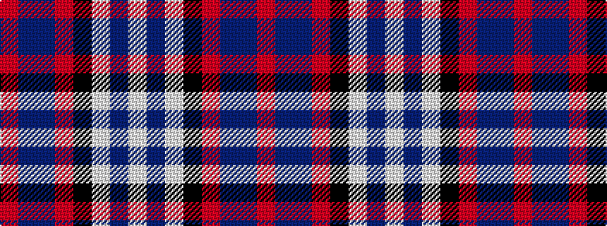 idealised woven sample of pattern RBBRKWBW