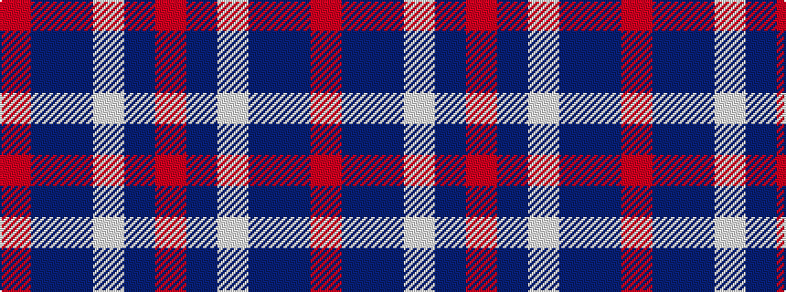 idealised woven sample of pattern RBBWBR