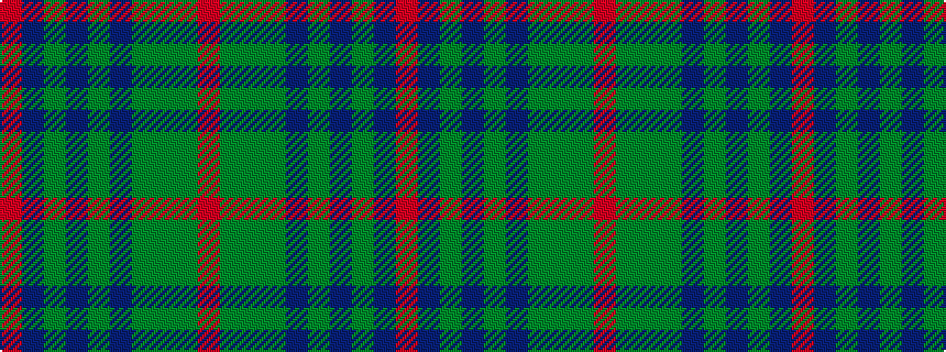 idealised woven sample of pattern RBGBGBGGGR
