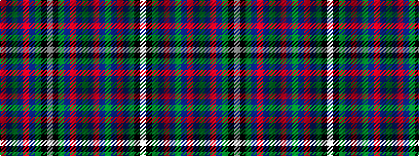 idealised woven sample of pattern RBGBRBGKWKGBRBGBR