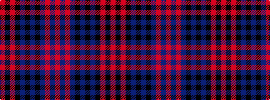 idealised woven sample of pattern RBRBKBKBKRKR