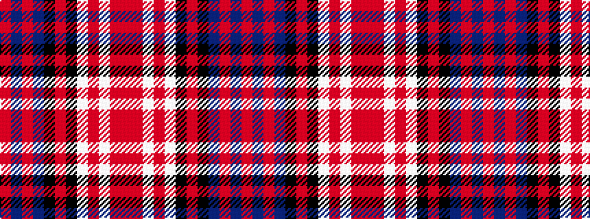 idealised woven sample of pattern RBRBKRKWRWRR