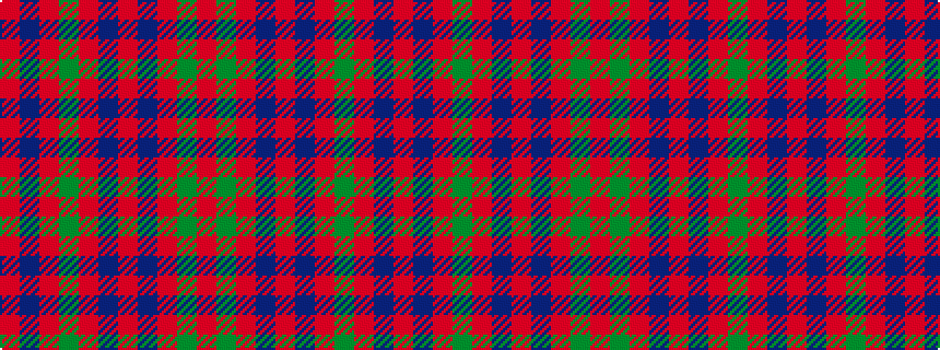 idealised woven sample of pattern RBRGRBRBRGR