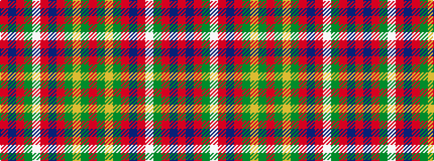 idealised woven sample of pattern RBRGWRBRGYGR