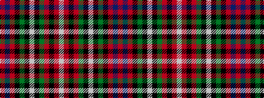 idealised woven sample of pattern RBRKGKWKGRKRW