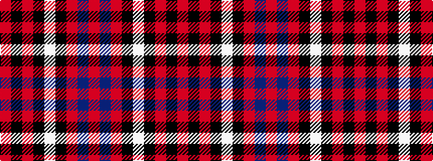 idealised woven sample of pattern RBRKWKRKR
