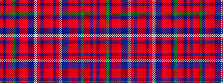 idealised woven sample of pattern RBRRGBRRRBBWRBRR