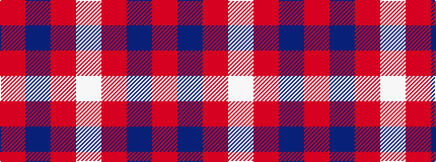idealised woven sample of pattern RBRW