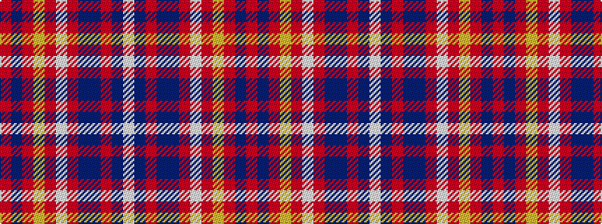 idealised woven sample of pattern RBRYRWRBBRBW