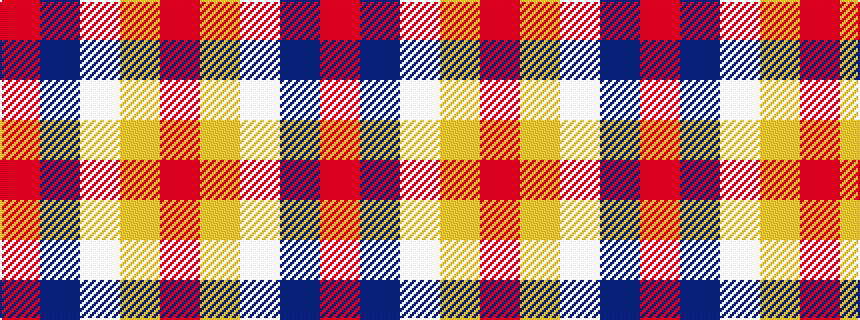 idealised woven sample of pattern RBWYR